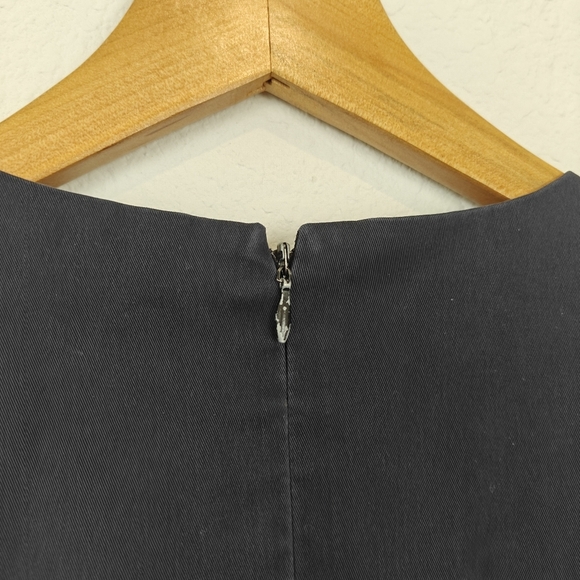 Theory Sleeveless Crewneck Black Mini Pencil Office Dress Size 2 Women's - Picture 12 of 12